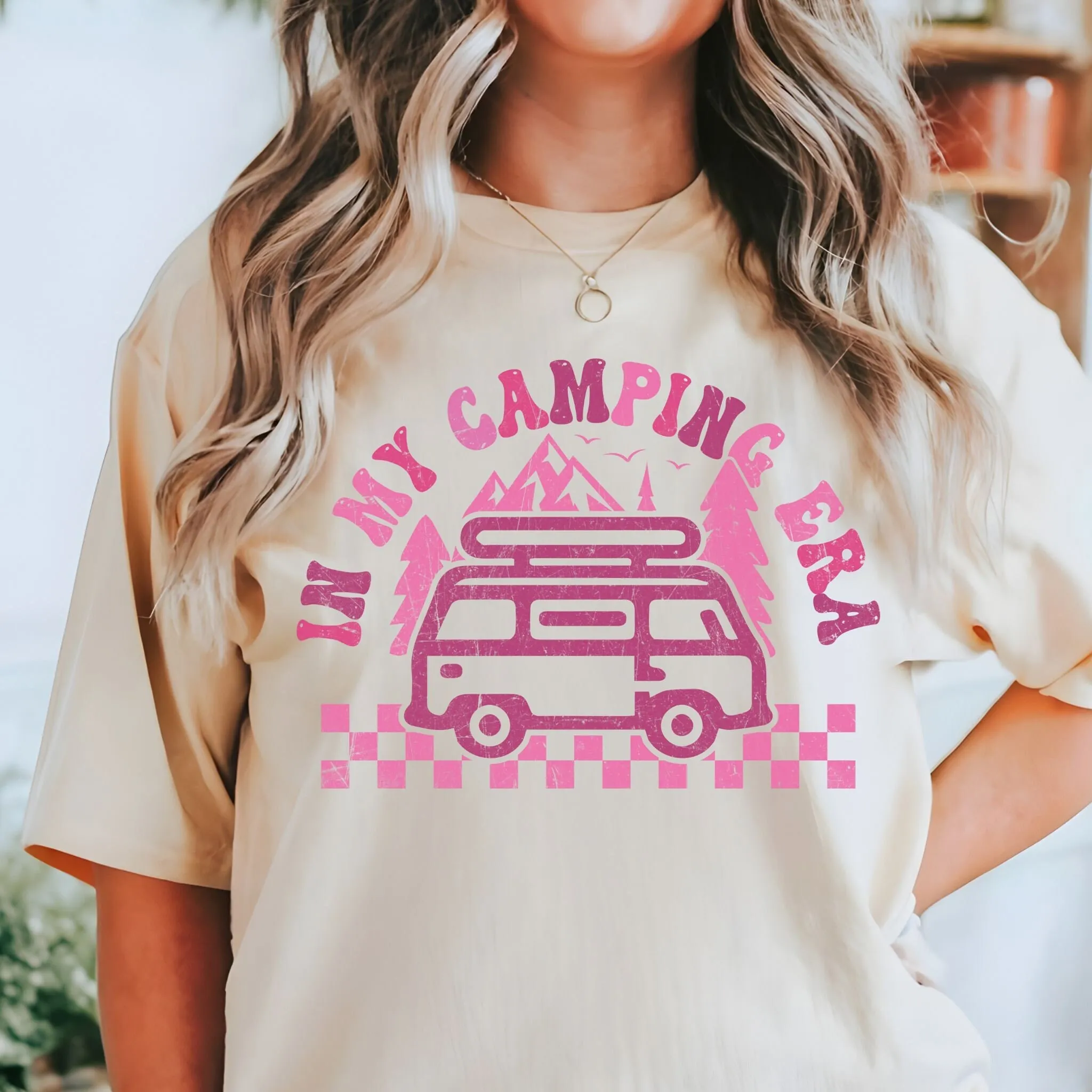 Футболка In My Camping Era Comfort Colors Family Life Crew Camp Lover Adventure
