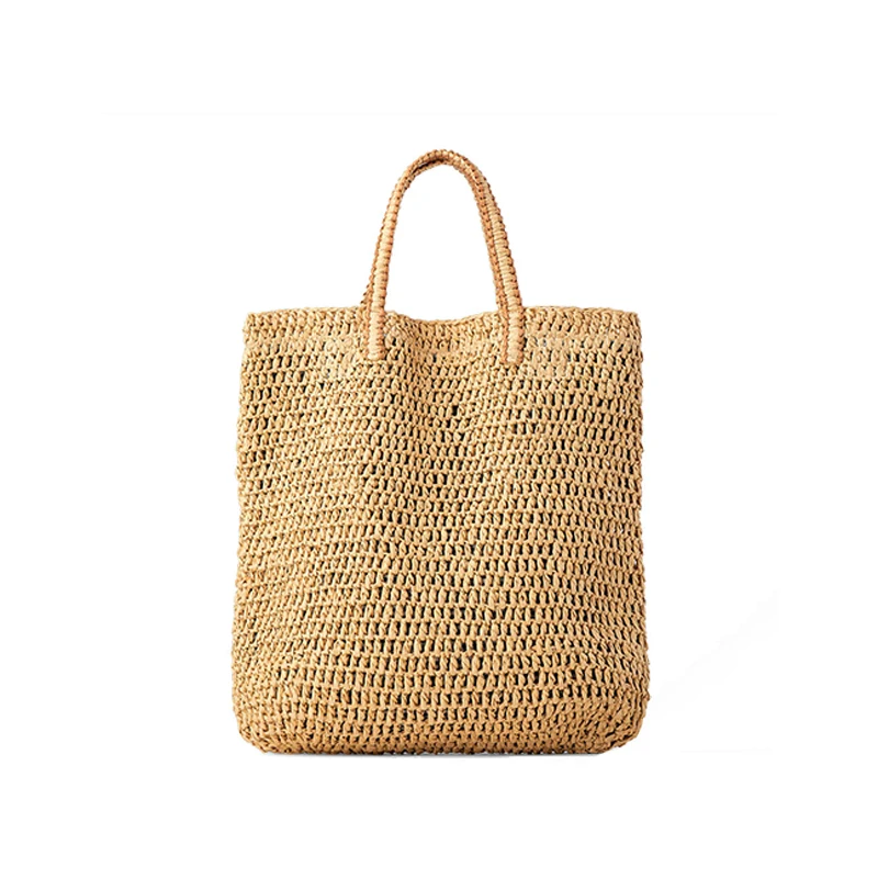 Tas Bahu Jerami Kasual Tas Tangan Anyaman Rotan Tas Pantai Musim рабочие цены женская сумка (art.: 3920bf32b3934) - 3920bf32b3934