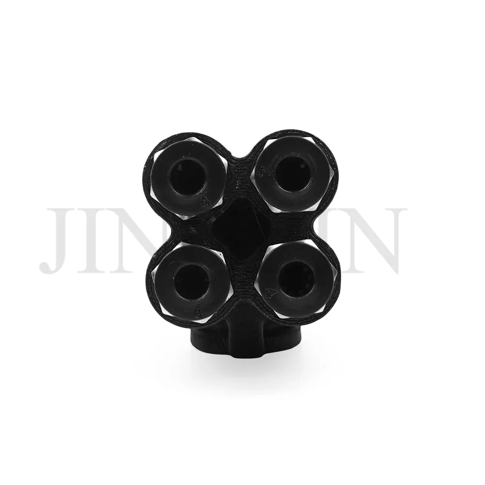 Фото Для Bambu Lab X1 X1C P1S P1P Адаптер из ПТФЭ 4 в 1, материал, порт расширения для труб AMS Connect, 4 модуля подачи, часть 3D-принтера №4