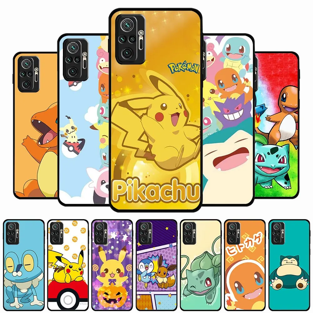 Мягкий чехол для Huawei Nova 2 2i 3 3i 4E 5T 7 SE Mate 20 P20 P30 P40 Lite Pro AL-18 Cute Pokemon
