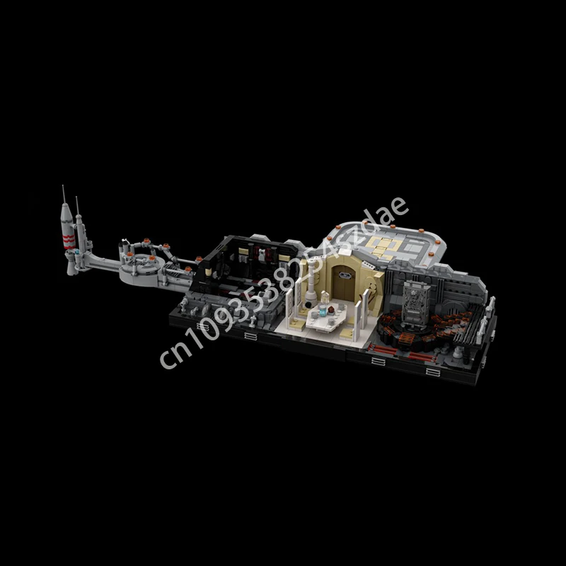 1507 шт. MOC Star Battle Cloud City Remake диорама модульная модель строительные блоки штабелируемые кирпичи креативная детская игрушка в подарок образовательная