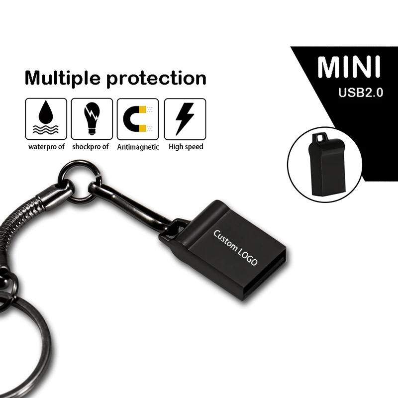 Фото Новый высокоскоростной мини-флеш-накопитель USB 128 ГБ 64 ГБ 32 ГБ 16 ГБ Cle USB 2.0 Stick 64 ГБ 128 ГБ ключ памяти USB-устройства №3
