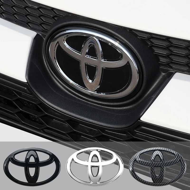 Логотип автомобиля 3D для Toyota Автомобильная серия Corolla Camry RAV4 Передняя головка гриль капот эмблема задний бампер багажник значок багажника