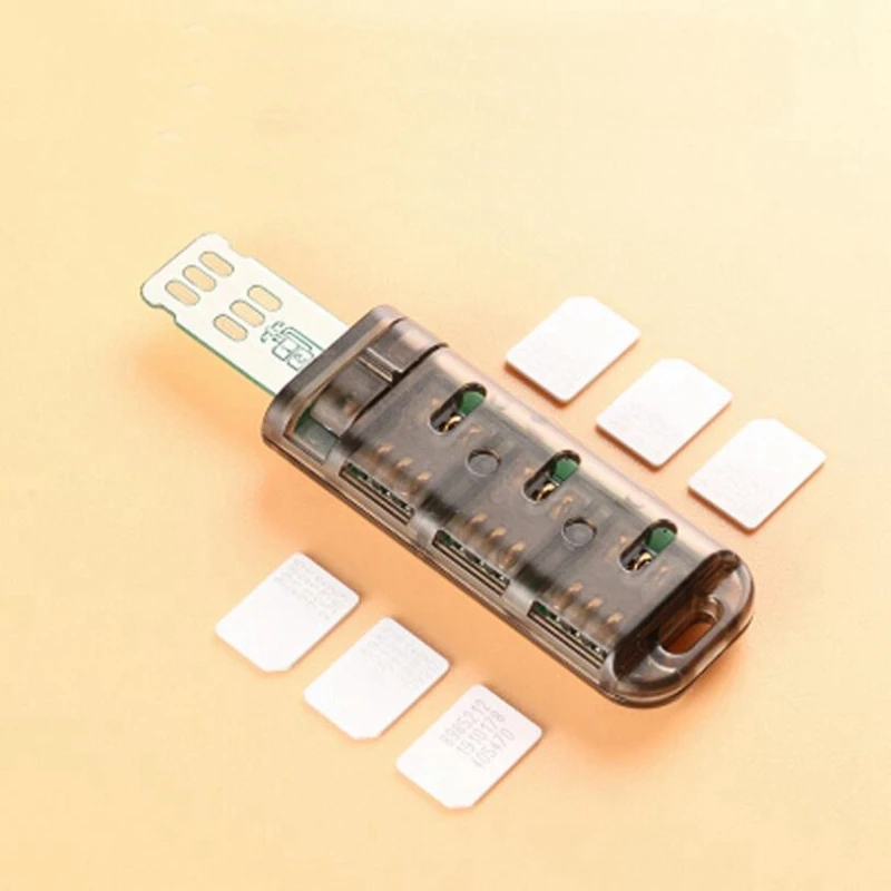 6-слотовый адаптер для SIM-карты, считыватель мультиsim-карт Mini SIM Nano с независимым переключателем управления для Iphone 5678X (art.: 3920bfeb25b33) - 3920bfeb25b33