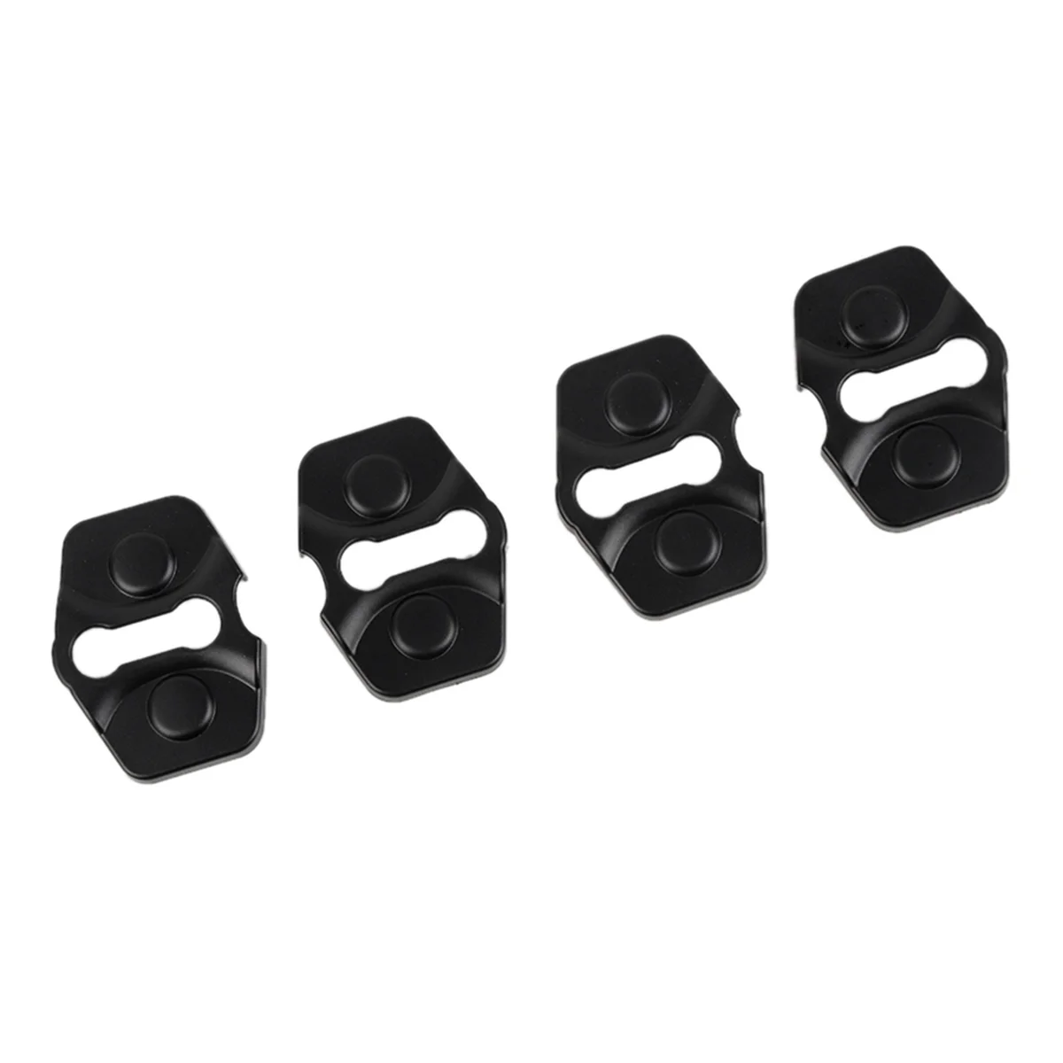 Фото Для Jeep Commander 2006-2010 автомобильный дверной замок, пряжка, защитная крышка, накладка, аксессуары, черный, 4 шт. №5