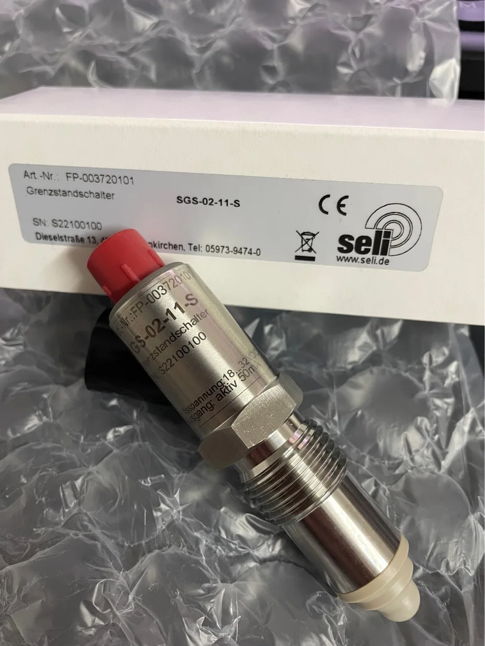 2025 Seli level sensor SGS-02-11-S