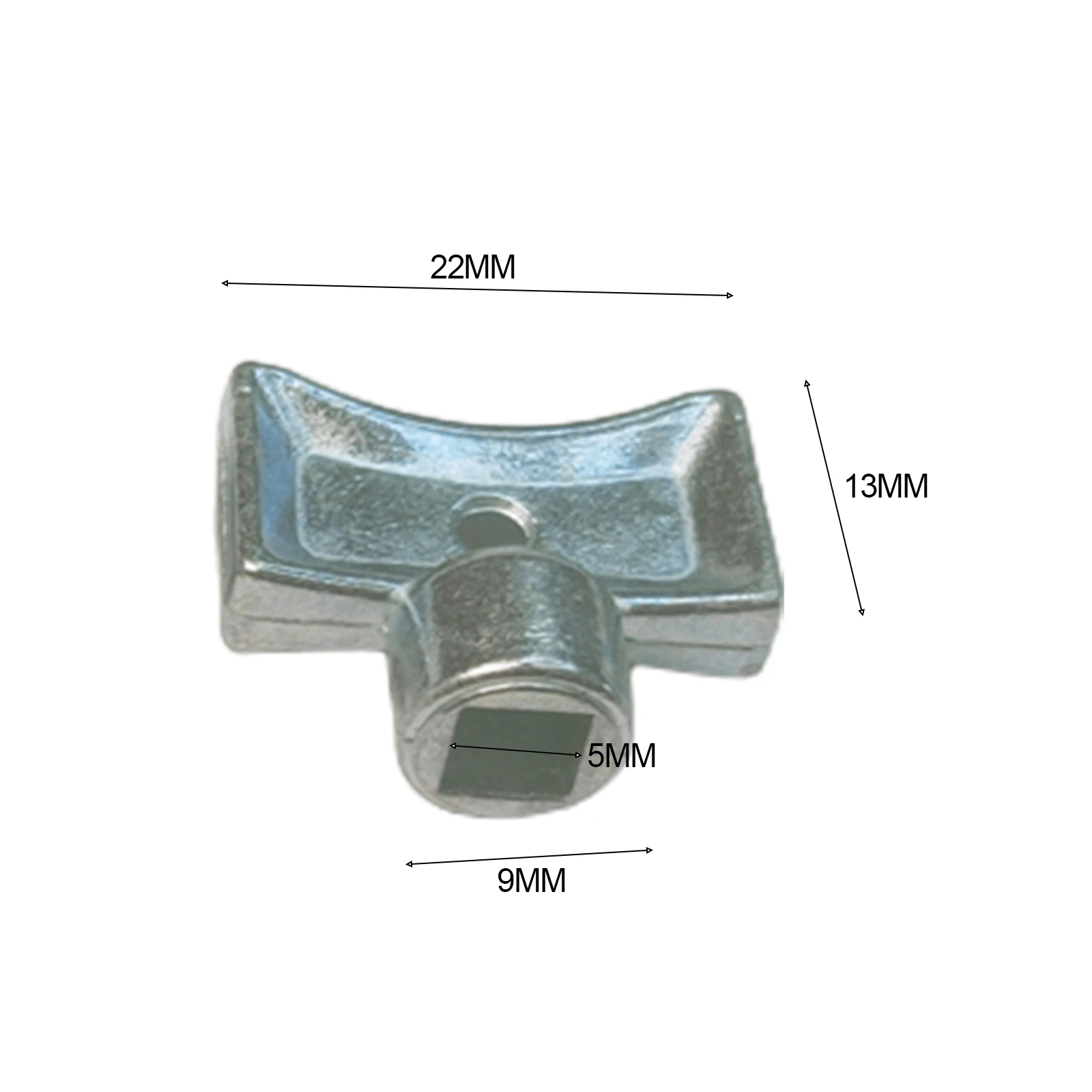 Фото 2pcs Radiator Valve Key Faucet Key Radiator Water Tap Plumbing Hole Bleed Bleeding Zinc Alloy Heater Wrench For Venting Air Valv №5