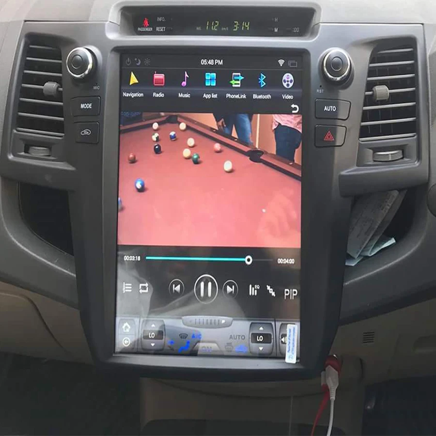 Экран Tesla, Android, GPS, для Toyota Fortuner/HILUX Revo 2005-2014, руководство пользователя A/C, автомобильное радио, стерео, мультимедийный плеер