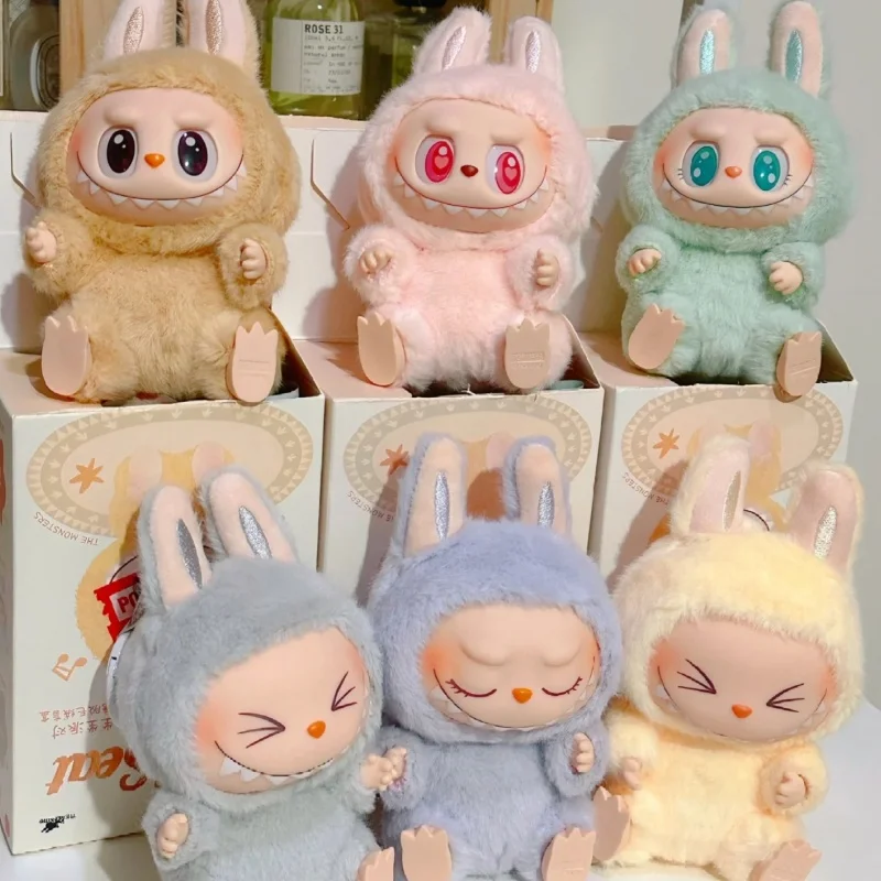 Новинка, аниме-фигурка Labubu, монстры Labubu, серия сидя, искусственная виниловая коллекция, украшения, подарки, игрушки