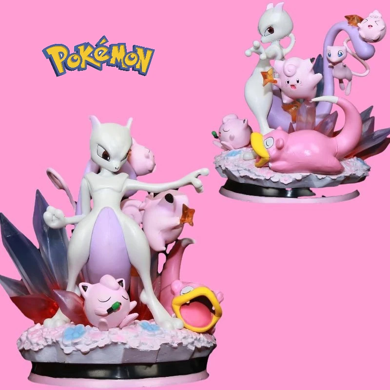 Фото 16 см новый Pokemon Mewtwo аниме фигурка периферийные устройства ПВХ модель статуя украшения для рабочего стола дети подарки на день рождения и фестиваль игрушки №2