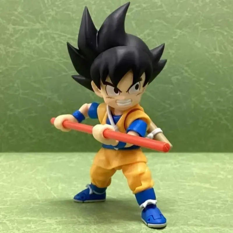 Фото Новинка 2024 года Bandai S.H.Figuarts Dragon Ball Daima Son Goku Mini 1/12, экшн-кукла, Коллекционная аниме-фигурка, модель игрушки, подарки на день рождения №5