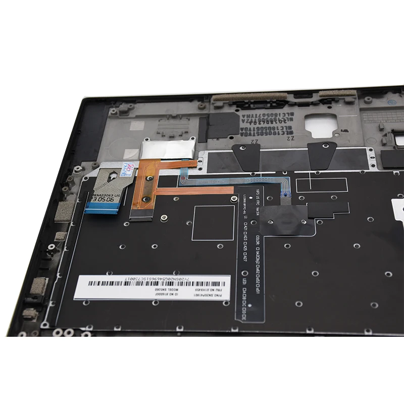 Фото Новая подставка для рук с клавиатурой с американской подсветкой для Lenovo Thinkpad X1 Carbon 6-го поколения 2018 года №4