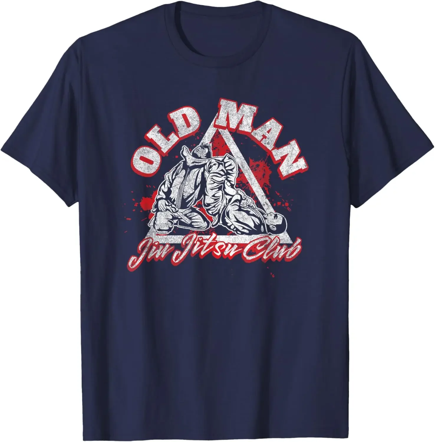 Фото Old Man Jiu Jitsu Club Ретро Jiu Jitsu Design for Dads Футболка с графическим рисунком Harajuku Мужская одежда Хлопковые футболки Топы №2