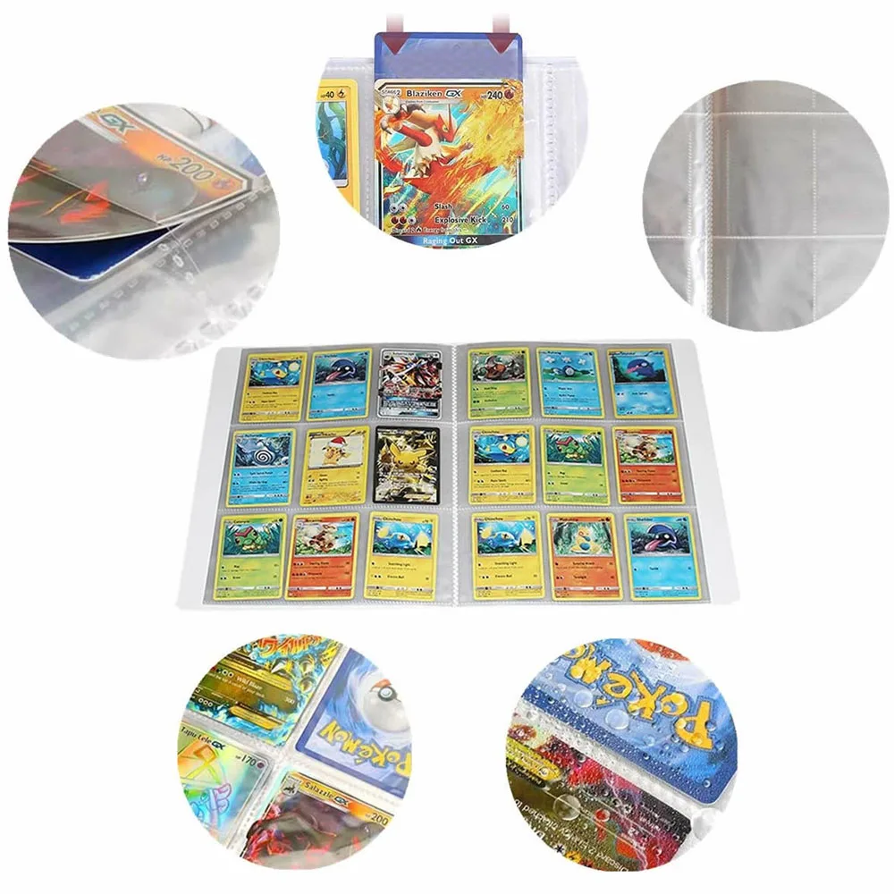 Фото Альбом для карт Pokemon 432, книга, аниме карта, игра, карты покемона, мультяшный 9 карманов, коллекционный держатель, папка, топ, игрушки, подарок д... №5