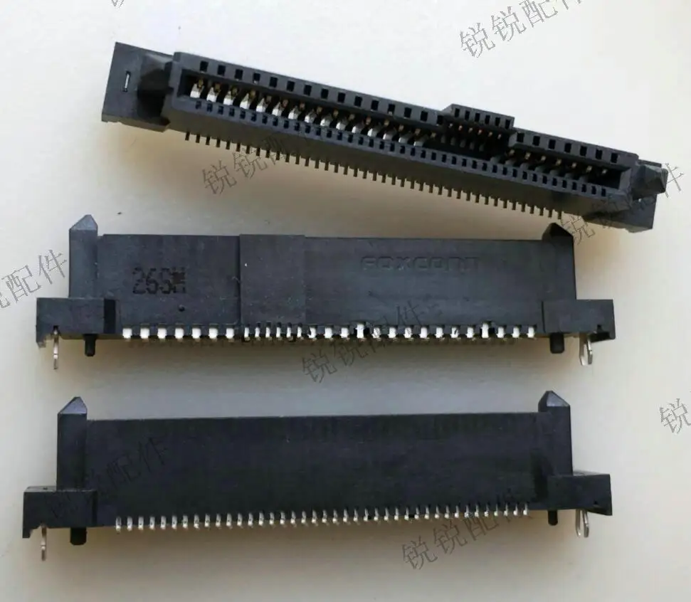 Бесплатная доставка Для Foxconn SAS female PCIE, гнездо для жесткого диска 68P SMT Вертикальная нашивка