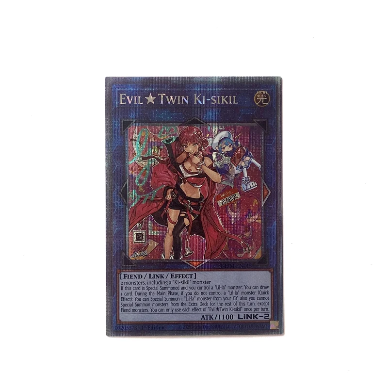 Фото Yu Gi Oh Evil Twin Ki-sikil Evil Twin Lil-la, самодельные сборные игровые карты №2