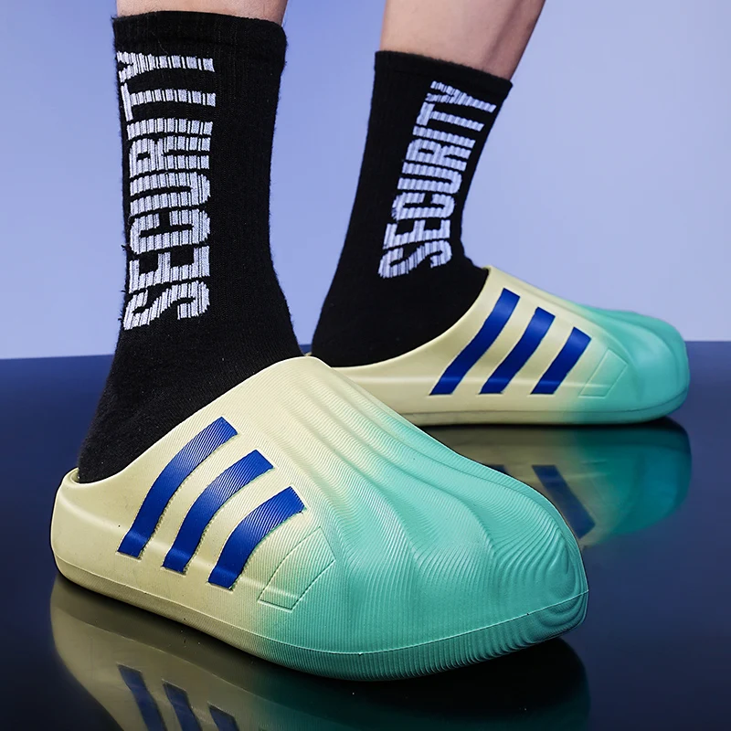 2025i кокосовые тапочки yeezy, сандалии на толстой подошве с облаком, летние модные пляжные мужские тапочки с мягкой подошвой, женские сандалии, шлепанцы из ЭВА