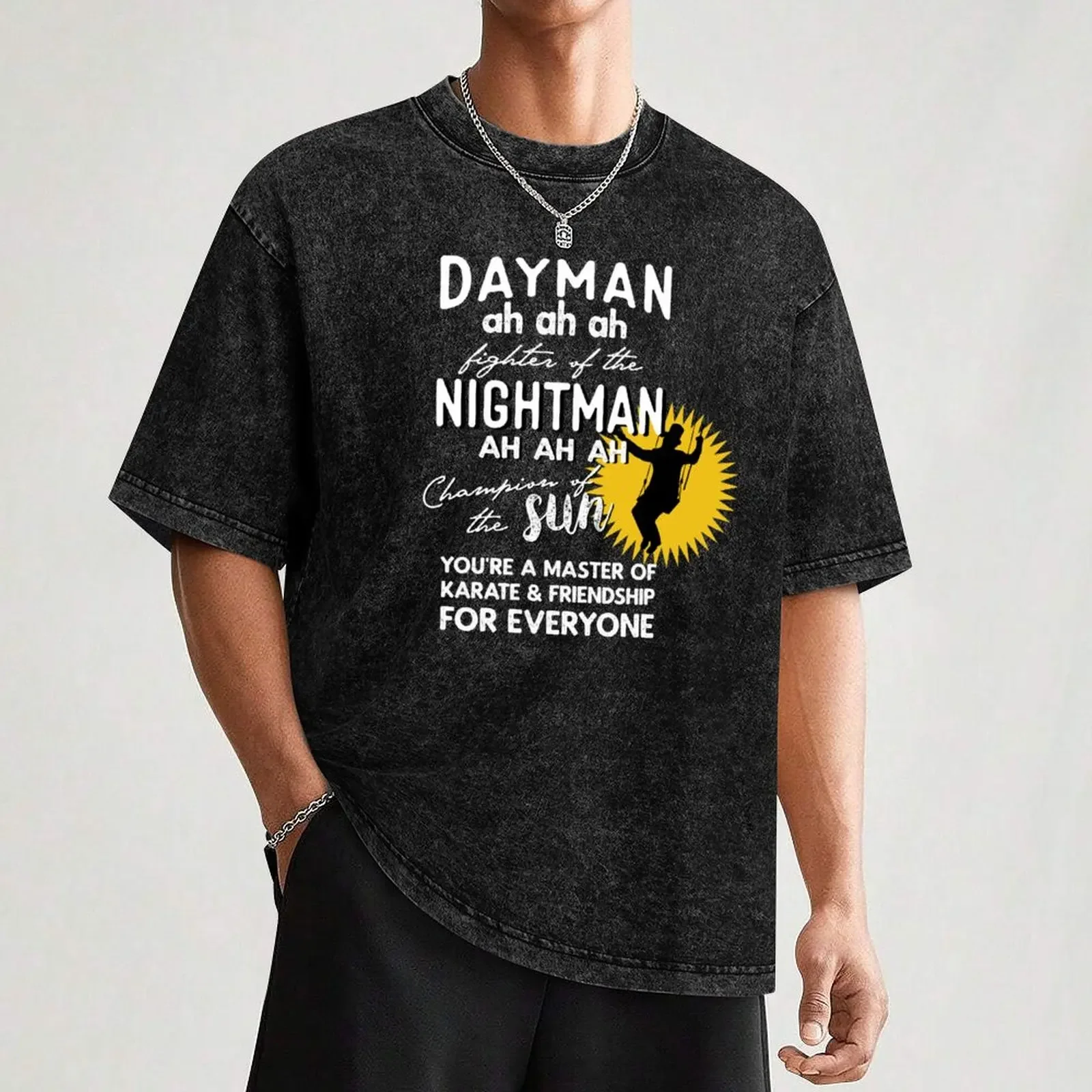 Фото Футболка Nightman Cometh, блузка, винтажная рубашка на заказ, подарки для парня, футболка большого размера для мужчин №3