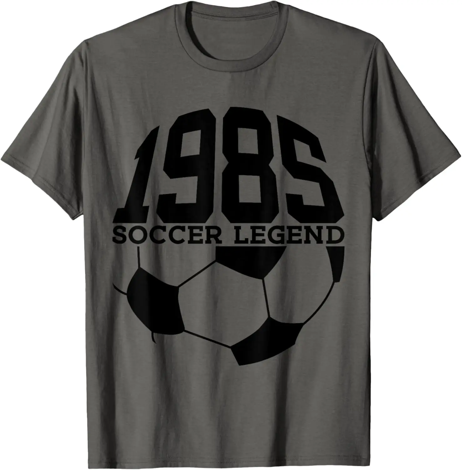 Фото Футболка Ballon De Football 40e Anniversaire Soccer Legend 1985, футболки с забавным рисунком, мужская одежда, футболки в стиле Харадзюку Cotn №2