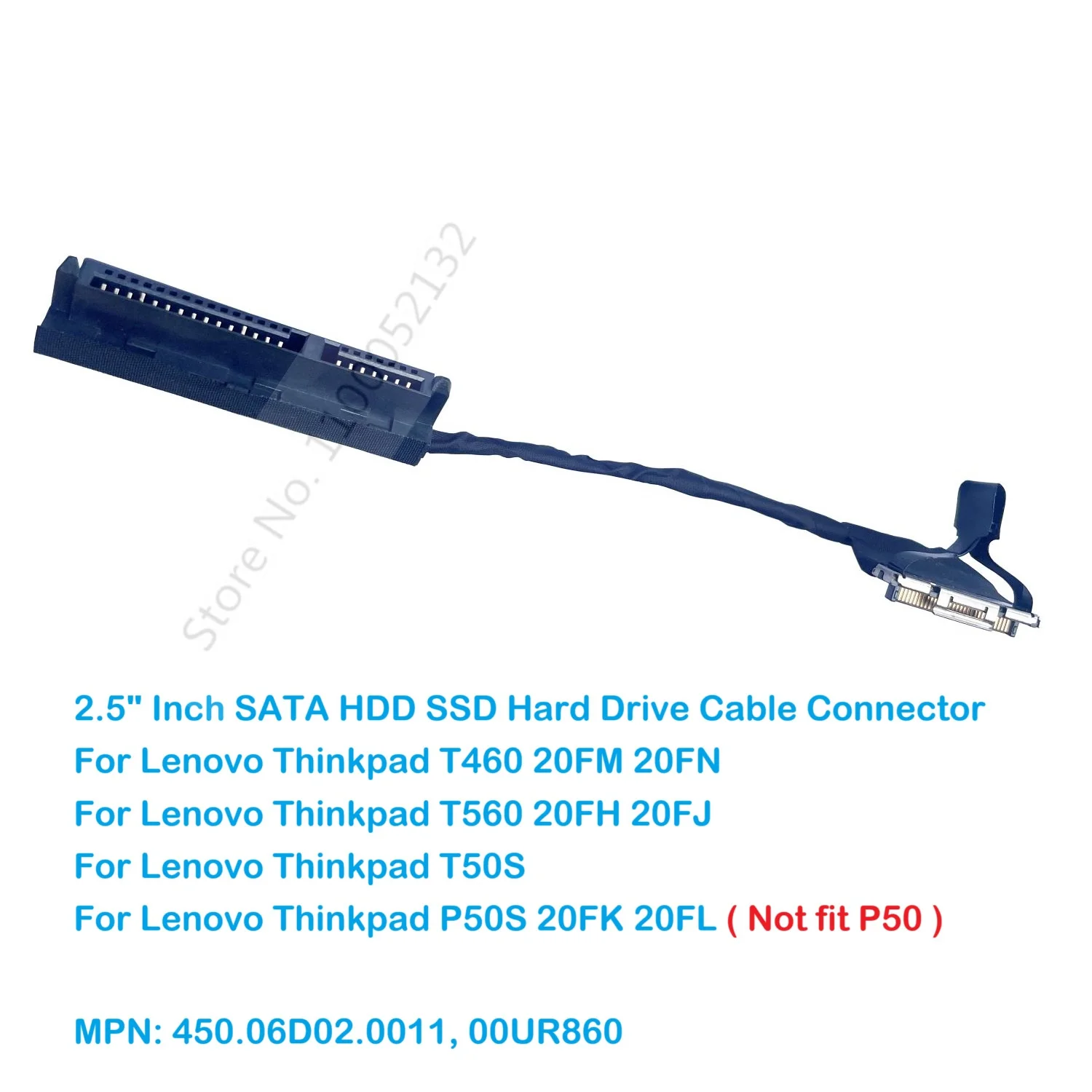 Фото Сменный кабель жесткого диска 2,5 SSD HDD для Lenovo ThinkPad T460 T560 T50s P50s 20FM 20FN 20FH 20FJ 20FK 20FL 00UR860 №3