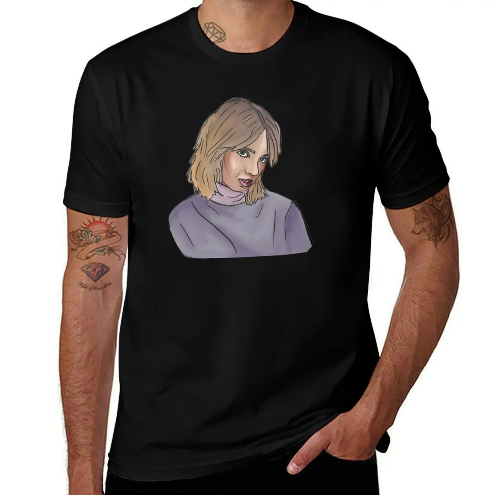 Футболка MAYA HAWKE, большие быстросохнущие забавные футболки с рисунком рэпера, футболки-тяжеловесы для мужчин