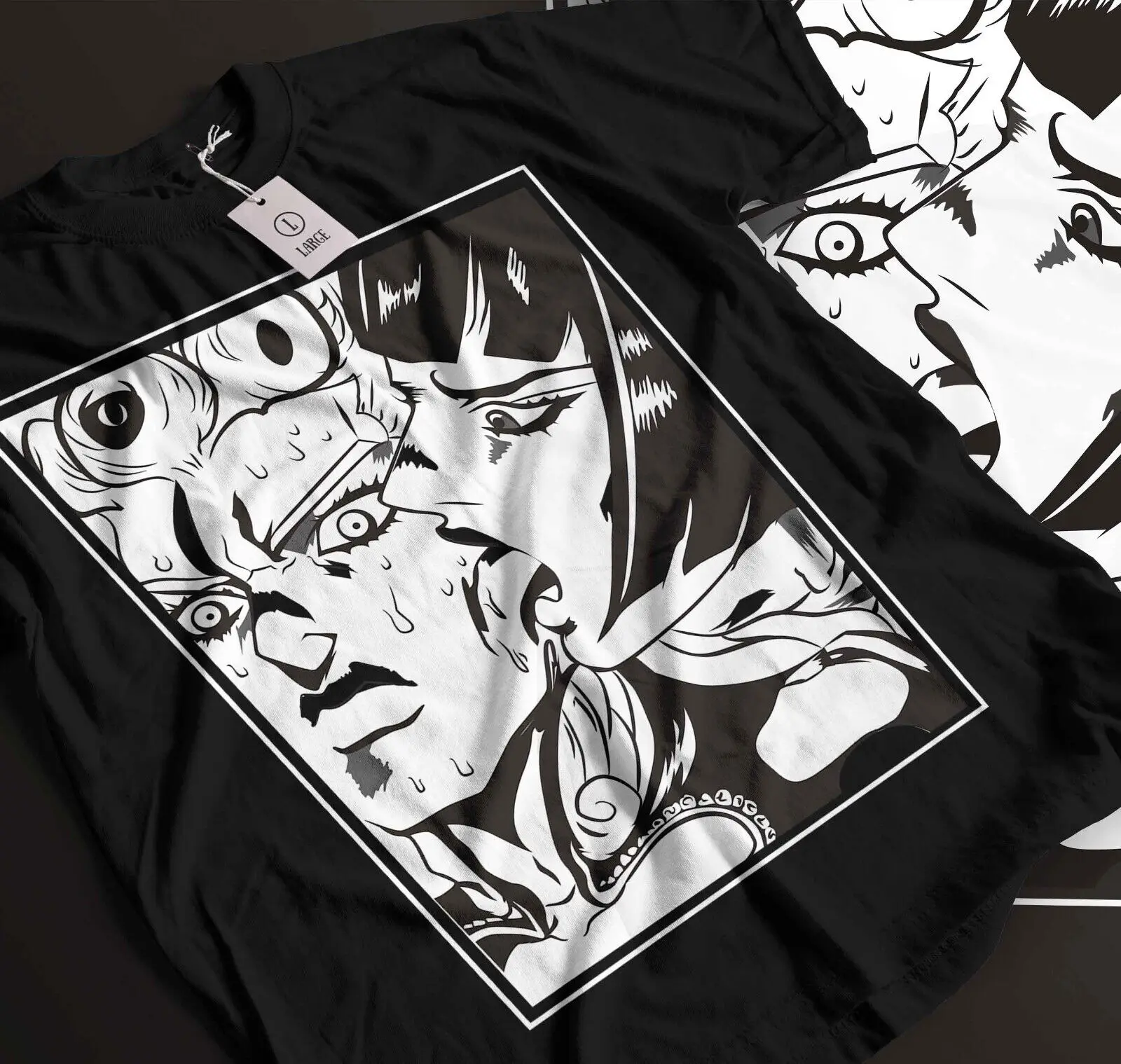 Футболка Giorno Jodio Joestar JoJo's Bizarre Adventure Giovanna Kawaii, рубашка 212, мужские рубашки в стиле манга, подарок бойфренду, одежда