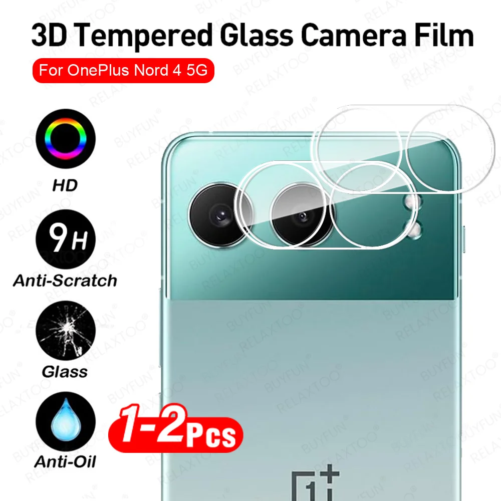 1-2 шт. 3D изогнутое защитное закаленное стекло HD для камеры OnePlus Nord 4