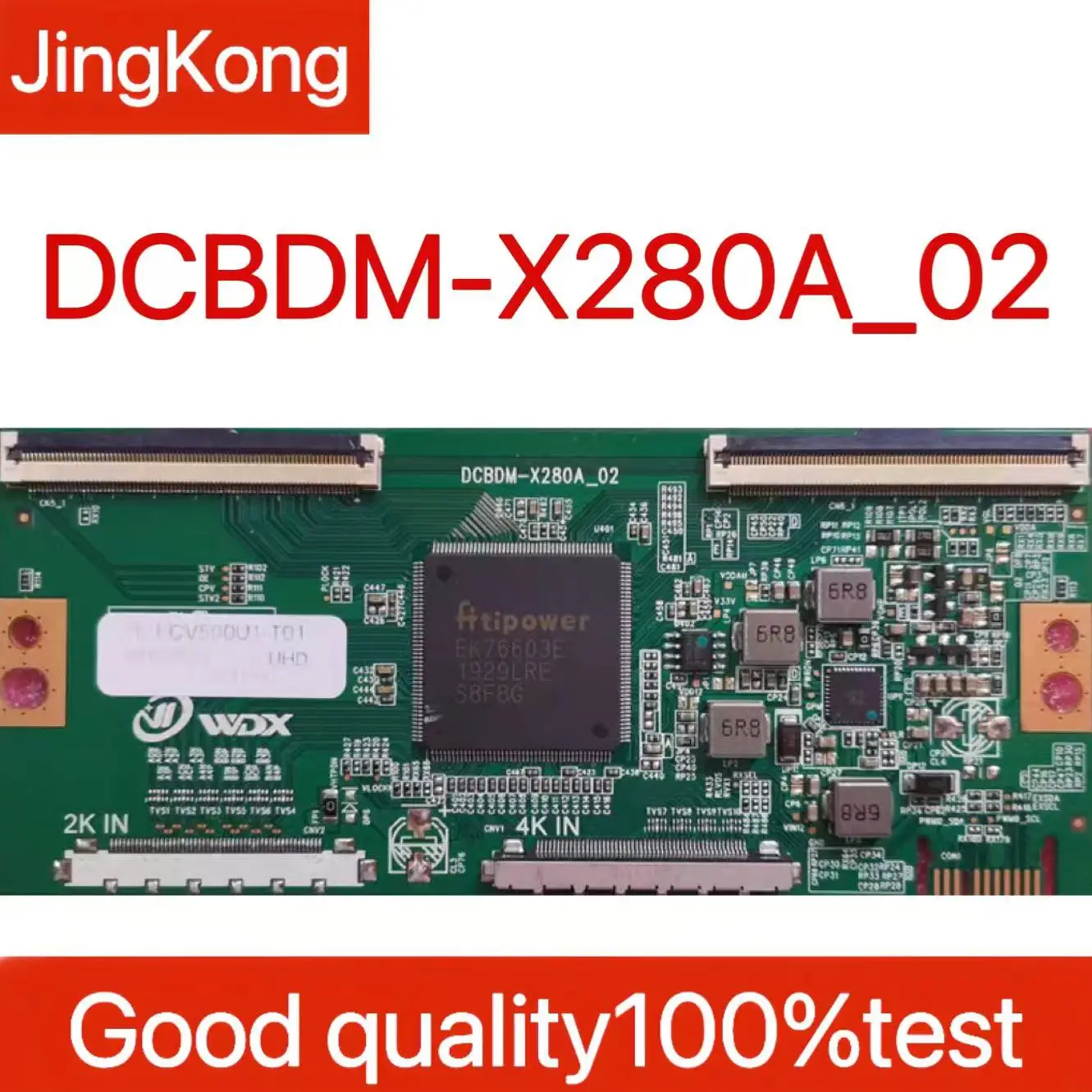 Плата ТВ Tcon CV500U1-T01 2K 4K, материнская плата DCBDM-X280A_02 для ремонта ЖК-экрана