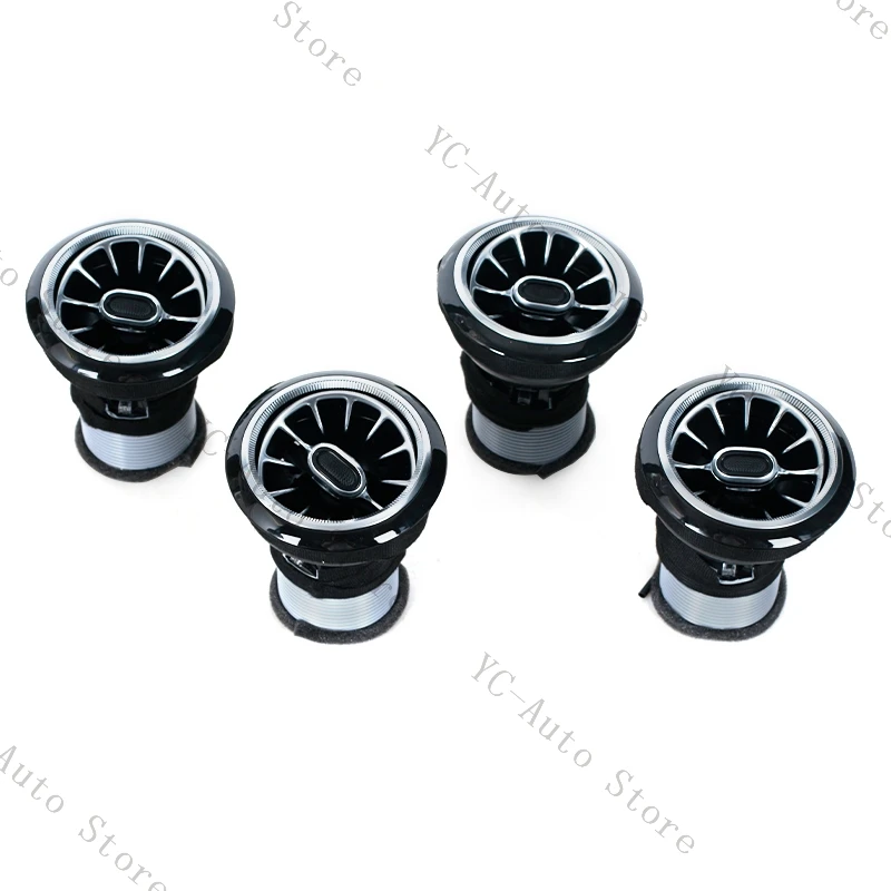 Фото Для Mercedes Benz W164 ML GL Class 2006-2011 светодиодная передняя приборная панель AC кондиционер вентиляционное отверстие турбо отделка интерьер автомобиля аксессуары №4