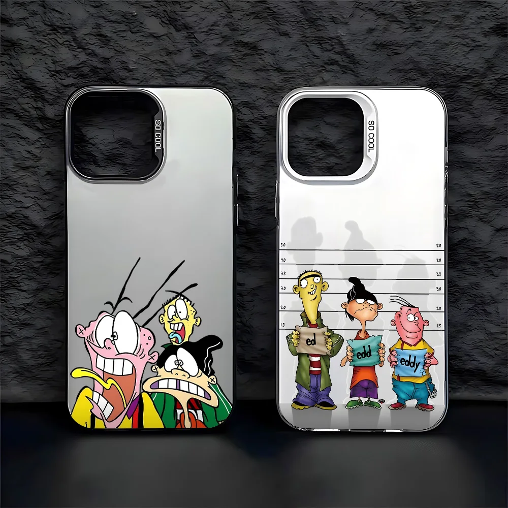 Чехол для телефона Cartoon E-Ed Edd N Eddy для Xiaomi Redmi 14C 13C 12C 13 12 10 A1 A2 A3 9T 9A K60 K40 4G 5G с защитой от падения, матовая задняя крышка