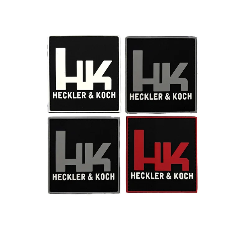 HK Heckler and Koch Нашивка на значок морале, ПВХ повязка на липучке, тактические нашивки для одежды