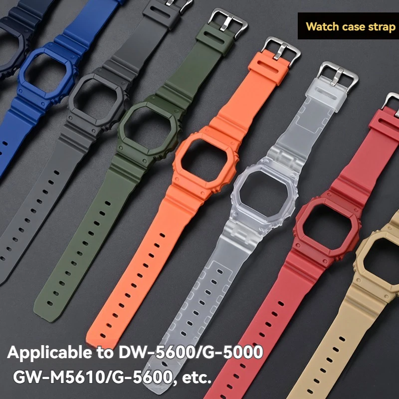 Фото Для Casio G-Shock DW-5030/GLX-5600/GW-M5610 модифицированный ремешок для часов, защитный чехол, комплект для замены ремешка из смолы, инструмент для браслета №2