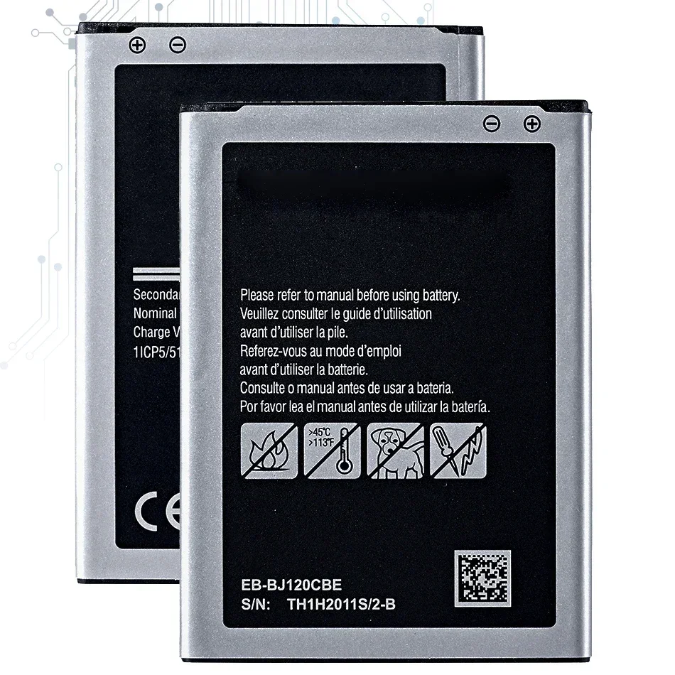 Фото EB-BJ120CBE Аккумулятор мобильного телефона для Samsung Galaxy J1(2016) J120 J120F J120A J120T J1 версии Express 3 2050 мАч EB BJ120CBE №4