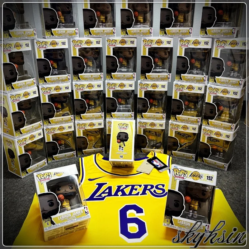 Фото Funko Pop оригинальная фигурка NBA Jordan Rodman Magician Kidd O 'Neill Stockton Curry, игрушки для мальчиков и девочек, детский подарок №3