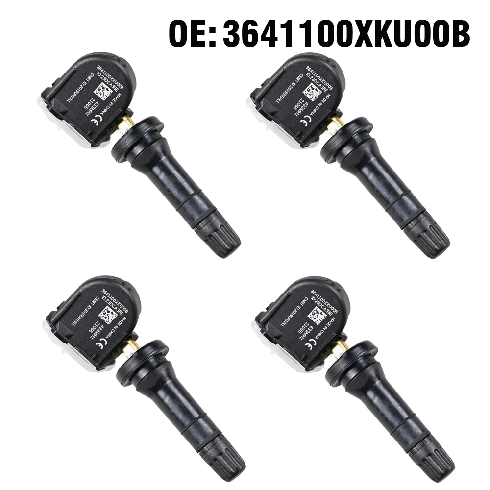 4 шт., автомобильные датчики давления в шинах TPMS 433 МГц для Haval HL H2 H5 H6 H7 для Great Wall C30 433 МГц