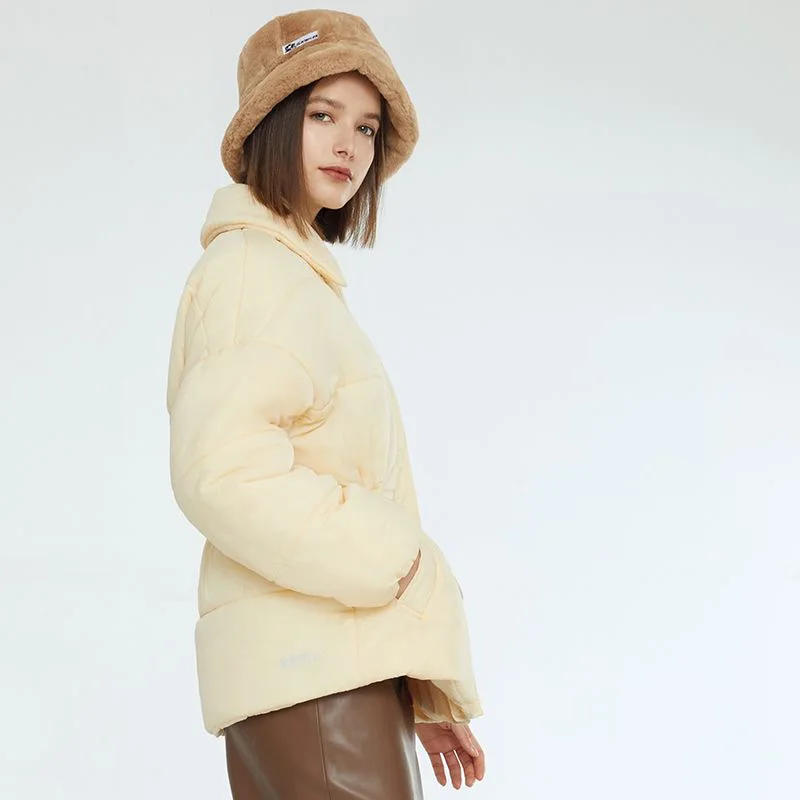 Фото Youpin Supield Aerogel Thermal 2022 Winter Down Cotton Jacket Women Zipper Shaping Coat Female Solid Warm Puffer Parkas Clothing №4