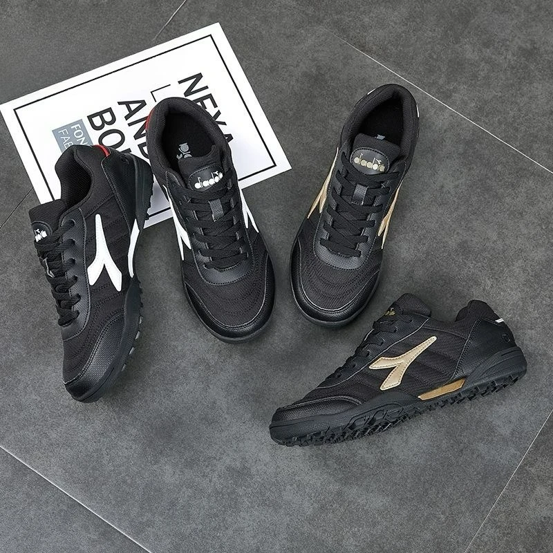 Classic Brand Football Shoes For Men Women Black Turf Soccer Shoes Big Boy Anti Slip Indoor Training Shoes Couples Size 37-45 Кроссовки