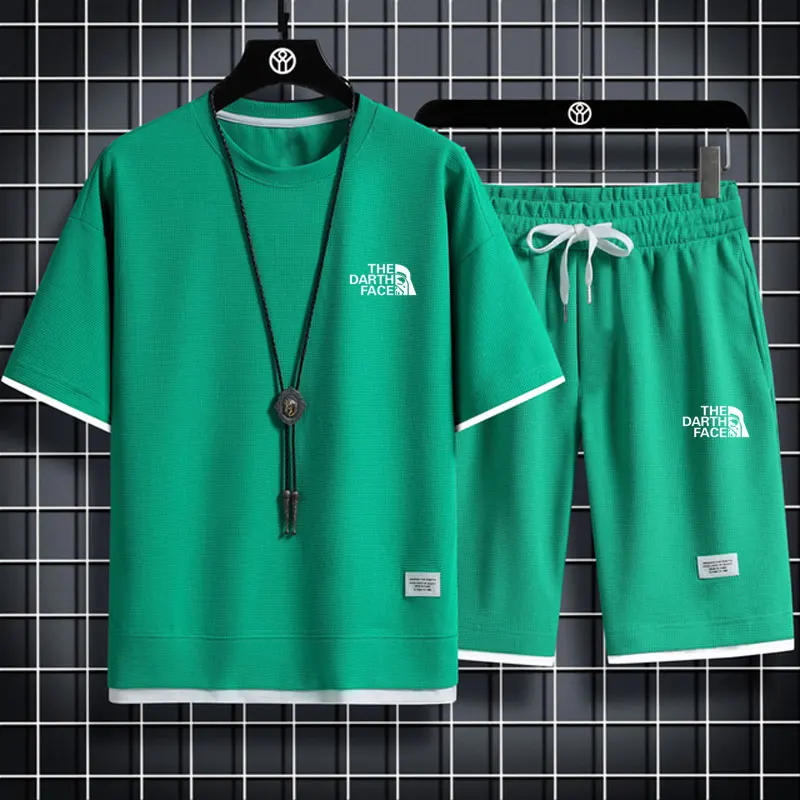 Фото Celana pria musim panas kenlan Kaus kasual olahraga Set mewah dicetak lengan pendek atasan desainer mode baju olahraga №4