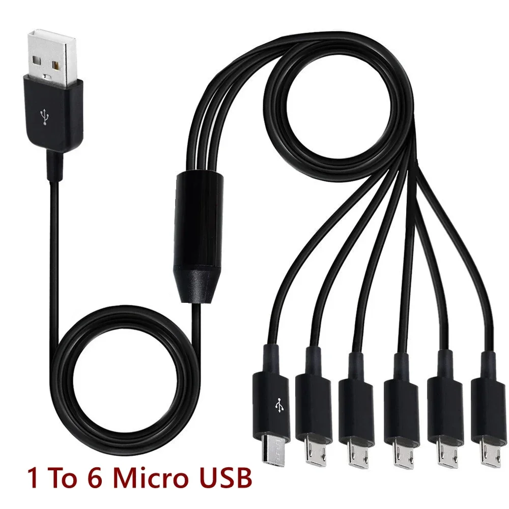 Тип-C 1–4 6 портов Тип C USB C к Mini Micro 5-контактный USB Y-разветвитель Несколько кабелей для быстрой зарядки и даты Шнур для смартфонов, планшетов (art.: 3920cc95d7066) - 3920cc95d7066