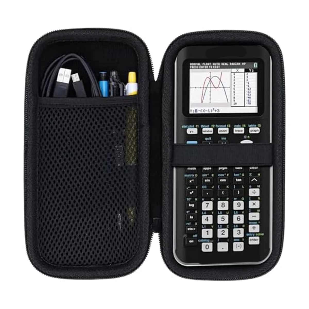 Жесткий чехол, совместимый с TI-84 Plus CE/TI-84 Plus/TI-Nspire CXII CAS/TI-Nspire CXII/TI-83 Plus/TI-89 Titanium/TI-85/TI-86