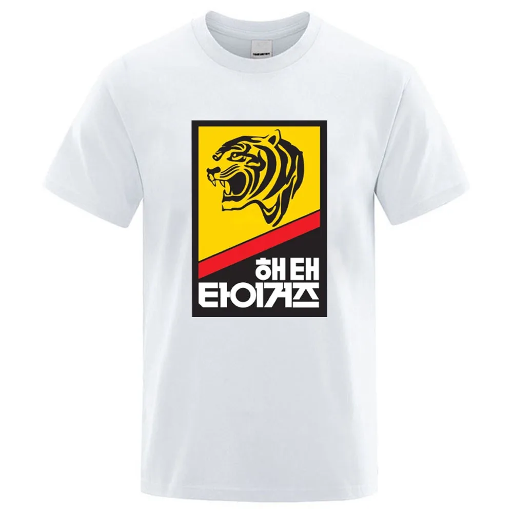 Винтажная Футболка Haitai Tigers Baseball Team 80-х Годов С Графическим Рисунком В Стиле Харадзюку (art.: 3920ca3e45f45) - 3920ca3e45f45