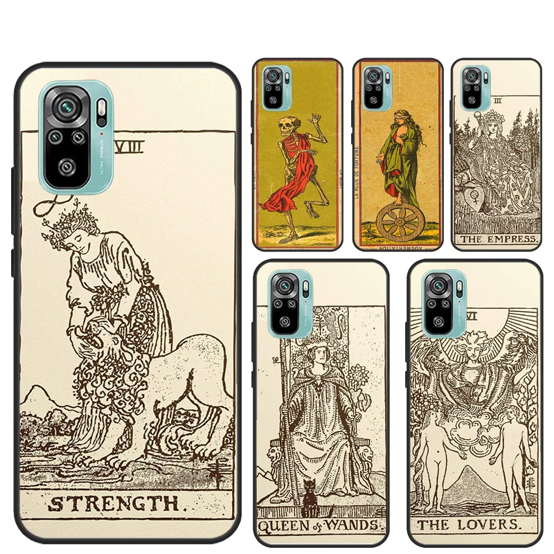 Карта Таро Астрология Солнца Луна Любитель Funda для Xiaomi Redmi Note 14 13 Pro 12 11 9 10 9S 10S 11S 12S Redmi 14C 10C 12C 13C Чехол
