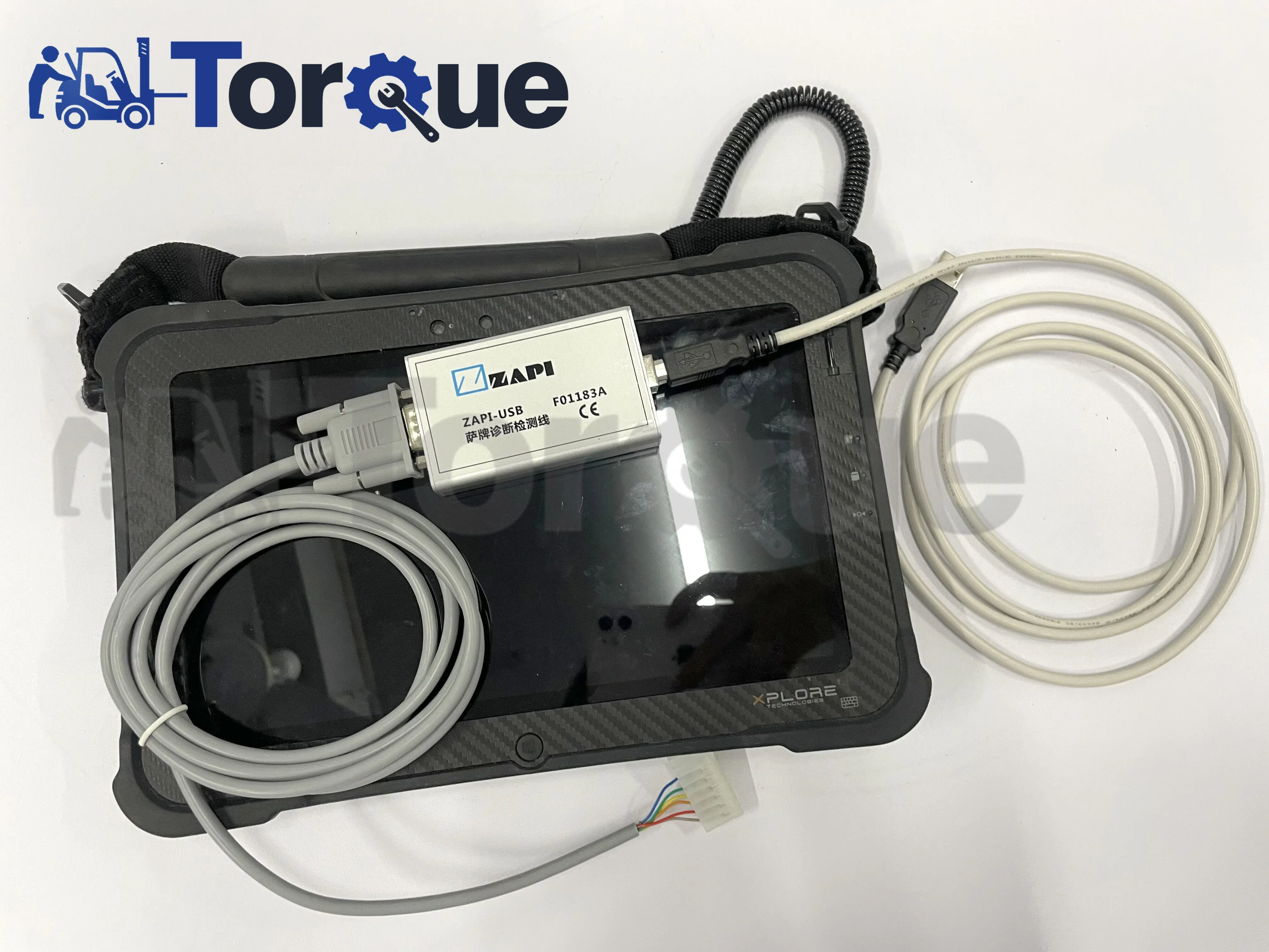 Фото 2024 для программатора ZAPI ZAPI F01183A кабель для передачи данных ZAPI-USB alat диагностический pengontrol захват + планшет Xplore №4