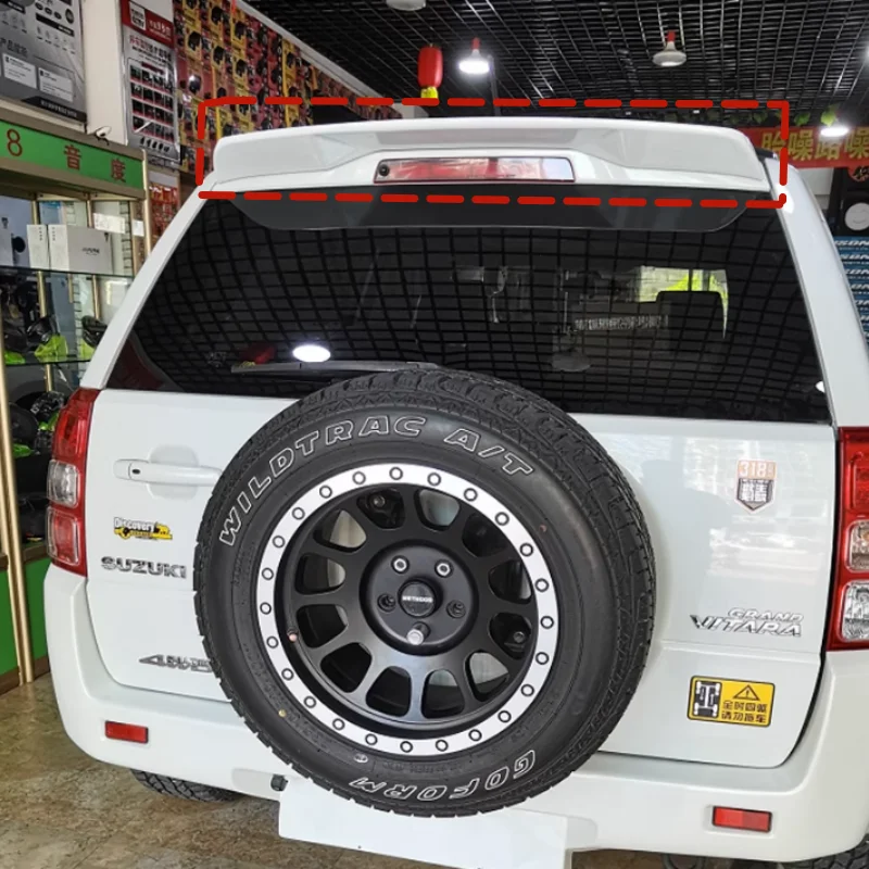 Спойлер для SUZUKI Grand VITARA 2009-2013 Спойлер Bibir Belakang Sayap Belakang Bahan ABS Kualitas Tinggi