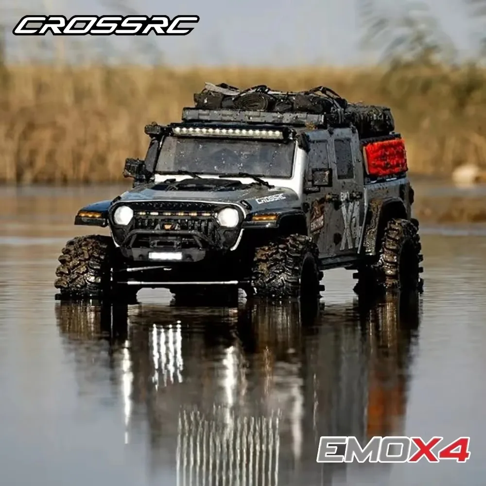 Фото CROSSRC EMO X4 4WD RTR 1/8 Rock Crawler радиоуправляемая электрическая модель автомобиля на гусеничном ходу спасательный автомобиль взрослые детские игрушки №2