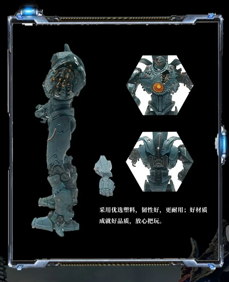 Фото 2024 Pacific Rim War, поврежденная версия, Gipsy Danger Mecha Joint Mobility, фигурки героев, модель из ПВХ, статуя, игрушки, куклы, подарки №5