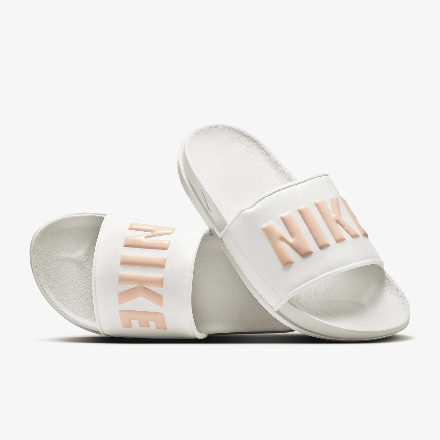 Фото Официальные женские удобные шлепанцы Nike Offcourt BQ4632-112 №4
