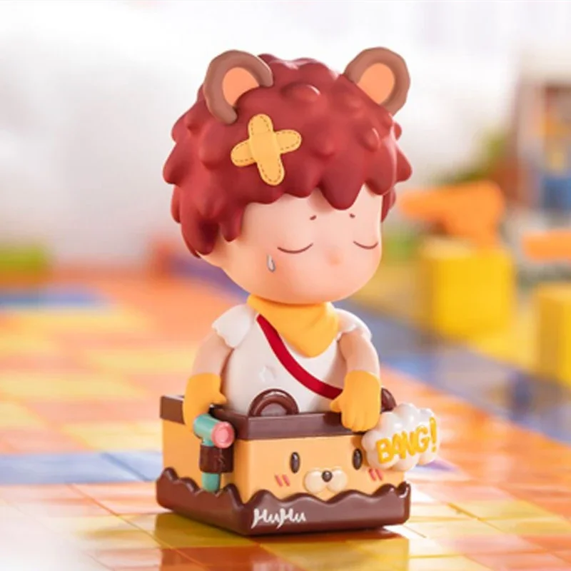 Heyone HUHU Cloud Game City Series слепая коробка аниме фигурка крутой коллекционный подарок для мальчиков новогодний декор стола