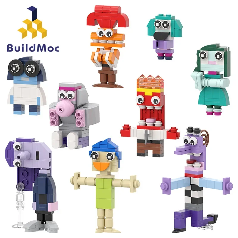 Новый набор строительных блоков Insides Out с пучком Bloofy Lance Slashblade Nostalgia Fritz Forgetter Paula Frank Model Toys XMAS