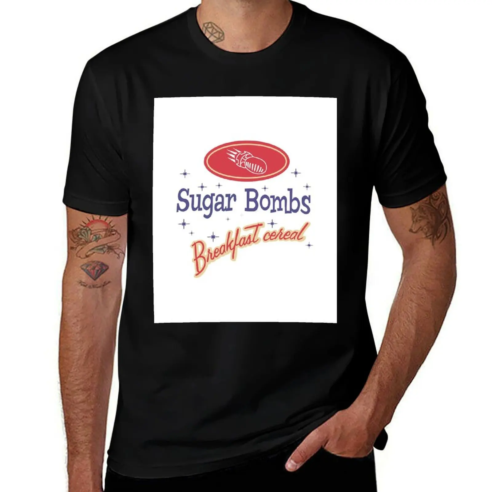 Футболка с дизайном Sugar Bombs Gamer, мужская футболка, хлопковая футболка, мужская футболка с рисунком, футболка